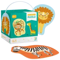 Puzzle DoDo Animale sălbatice 1.5+/ Numărul de piese: 18