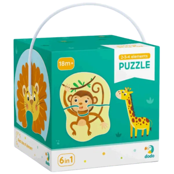 Puzzle DoDo Дикие животные 1.5+/ Количество деталей: 18 photo 3 Puzzle DoDo Дикие животные 1.5+/ Количество деталей: 18 photo 3