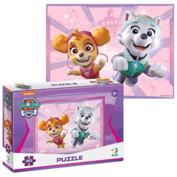 Puzzle DoDo Skye and Everest 3+/ Количество деталей: 30 photo 1 Puzzle DoDo Skye and Everest 3+/ Количество деталей: 30 photo 1