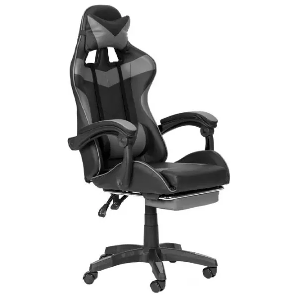 Scaun Gaming Modern Home VGC-7G-2 Black Gray photo 1