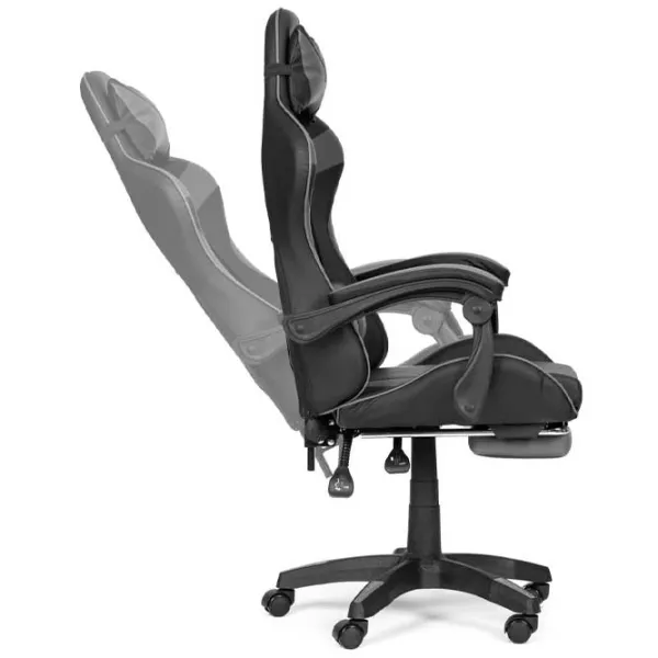Scaun Gaming Modern Home VGC-7G-2 Black Gray photo 4