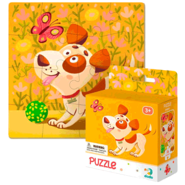 Puzzle DoDo Щенок 3+/ Количество деталей: 16 photo 1