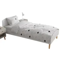 Lenjerie de pat pentru copii TEP Tepik Ovechka Dolli (019333) Bumbac/ White Black