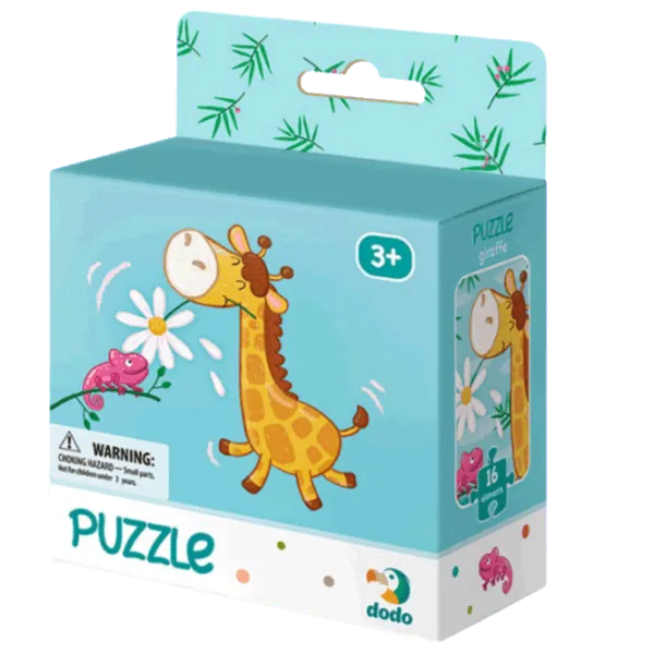 Puzzle DoDo Жираф 3+/ Количество деталей: 16 photo 2 Puzzle DoDo Жираф 3+/ Количество деталей: 16 photo 2