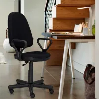 Fotoliu de birou Prestige Lux A1 Stofă/ Black photo 3