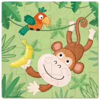 Puzzle DoDo Maimuțică 3+/ Numărul de piese: 16 photo 2