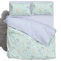 Детское постельное бельё TEP Tepik Sheep on Light (019337) Хлопок/ Зеленый Разноцветный