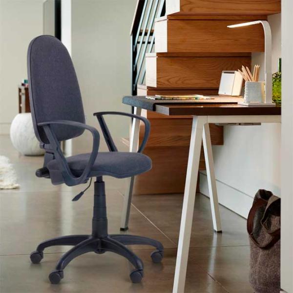 Офисное кресло Prestige Lux A2 Ткань/ Тёмно-серый Черный photo 2