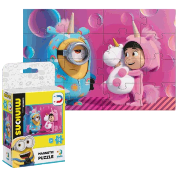 Puzzle DoDo Единорожки 3+/ Количество деталей: 16 photo 1 Puzzle DoDo Единорожки 3+/ Количество деталей: 16 photo 1