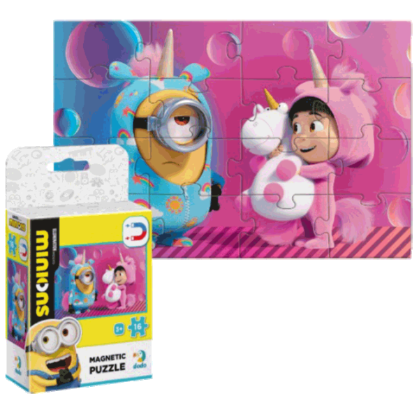 Puzzle DoDo Единорожки 3+/ Количество деталей: 16 photo 1 Puzzle DoDo Единорожки 3+/ Количество деталей: 16 photo 1