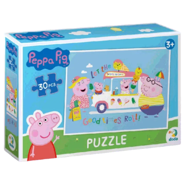 Puzzle DoDo Мороженое от свинки Пеппы 3+/ Количество деталей: 30 photo 3 Puzzle DoDo Мороженое от свинки Пеппы 3+/ Количество деталей: 30 photo 3
