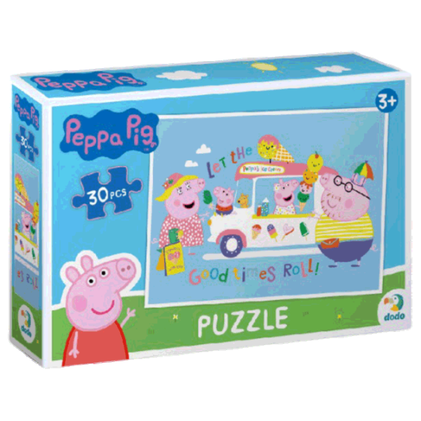 Puzzle DoDo Мороженое от свинки Пеппы 3+/ Количество деталей: 30 photo 3 Puzzle DoDo Мороженое от свинки Пеппы 3+/ Количество деталей: 30 photo 3