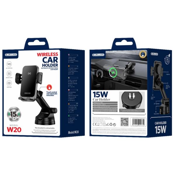 Suport auto Jellico W20 Black photo 6