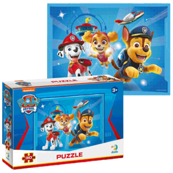 Puzzle DoDo Гонщик, Скай и Маршалл 3+/ Количество деталей: 30 photo 1