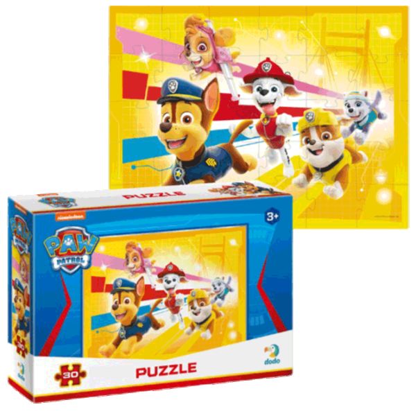 Puzzle DoDo Щенячья миссия 3+/ Количество деталей: 30 photo 1 Puzzle DoDo Щенячья миссия 3+/ Количество деталей: 30 photo 1