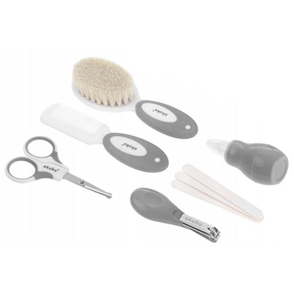 Set pentru îngrijirea bebeluşului Akuku A0015  0+ / Gray photo 2
