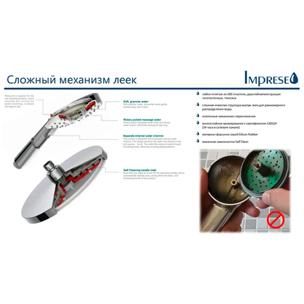 Set pentru duș Imprese Centrum SQ Metal /  photo 5