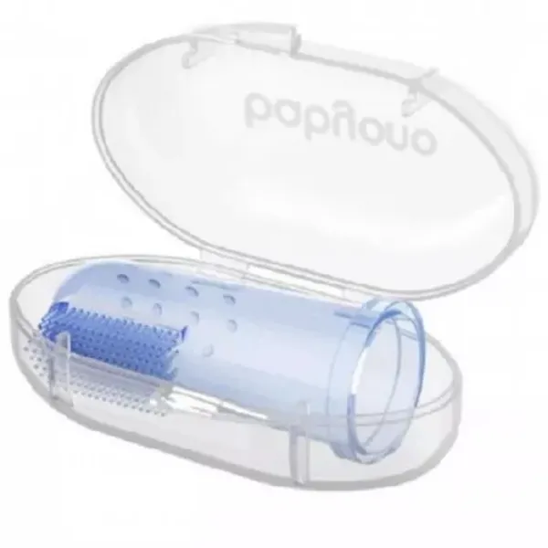 Зубная щетка на пальце BabyOno 0723/02 0+ / Синий photo 3