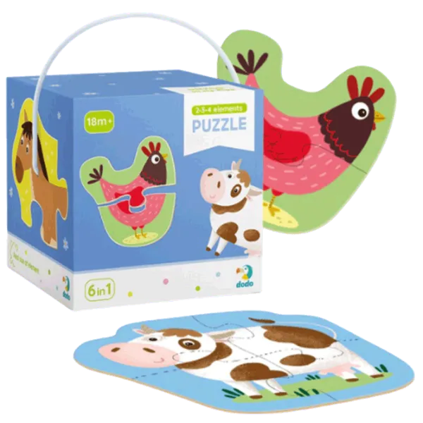 Puzzle DoDo Домашние животные 1.5+/ Количество деталей: 18 photo 1 Puzzle DoDo Домашние животные 1.5+/ Количество деталей: 18 photo 1