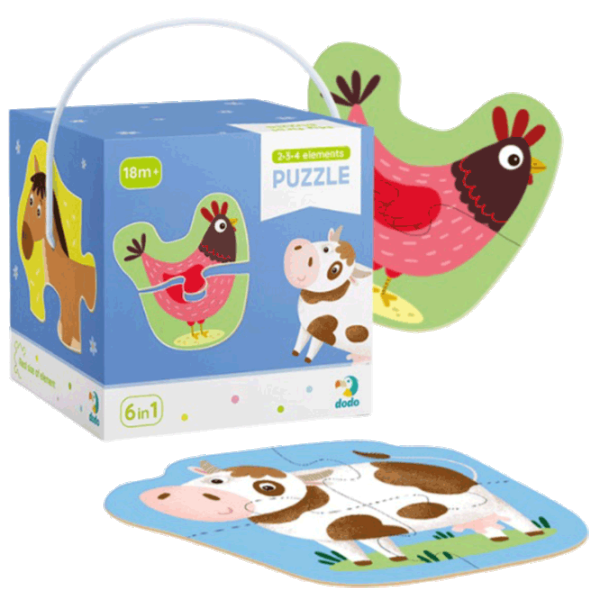 Puzzle DoDo Домашние животные 1.5+/ Количество деталей: 18 photo 1 Puzzle DoDo Домашние животные 1.5+/ Количество деталей: 18 photo 1