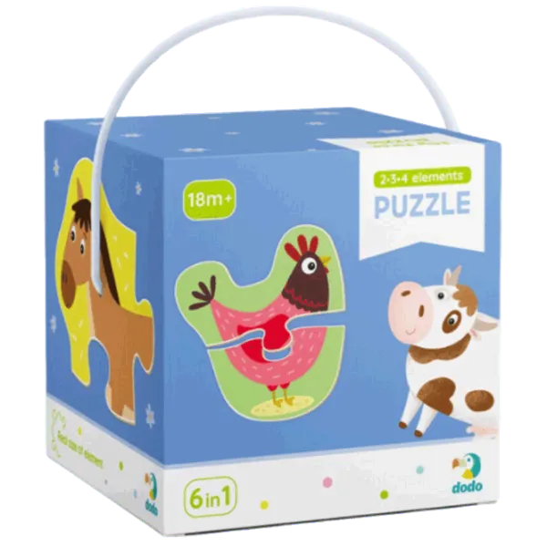 Puzzle DoDo Домашние животные 1.5+/ Количество деталей: 18 photo 2 Puzzle DoDo Домашние животные 1.5+/ Количество деталей: 18 photo 2