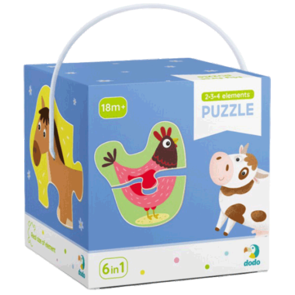 Puzzle DoDo Домашние животные 1.5+/ Количество деталей: 18 photo 2 Puzzle DoDo Домашние животные 1.5+/ Количество деталей: 18 photo 2