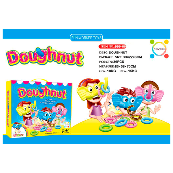 Joc de masă Funiworker Doughnut 659563 3+/ Dezvoltare photo 1