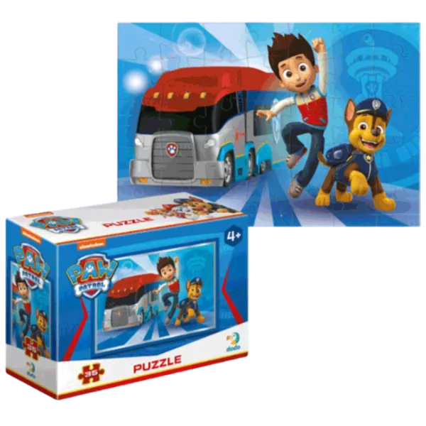 Puzzle DoDo Zik Ryder și Chase 4+/ Numărul de piese: 35 photo 1 Puzzle DoDo Zik Ryder și Chase 4+/ Numărul de piese: 35 photo 1