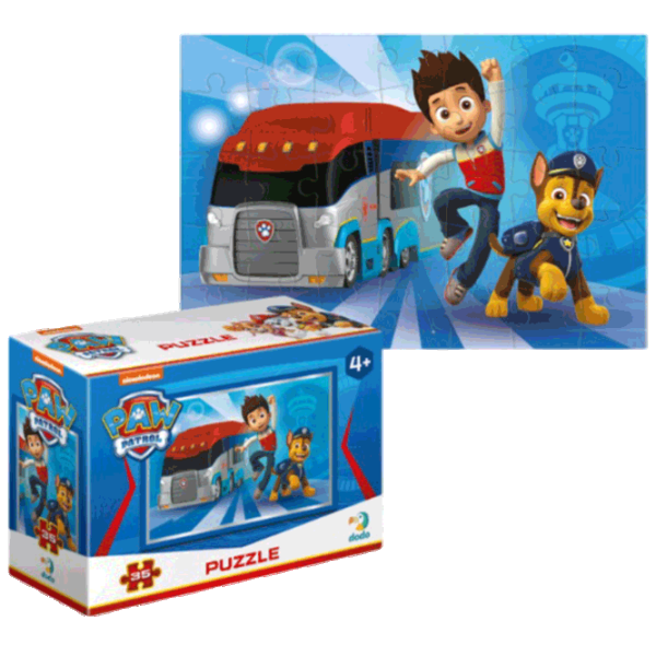 Puzzle DoDo Zik Ryder și Chase 4+/ Numărul de piese: 35 photo 1 Puzzle DoDo Zik Ryder și Chase 4+/ Numărul de piese: 35 photo 1