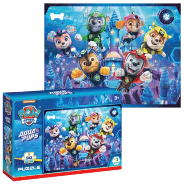 Puzzle DoDo Подводные щенята 3+/ Количество деталей: 30 photo 1 Puzzle DoDo Подводные щенята 3+/ Количество деталей: 30 photo 1
