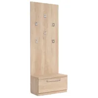 Шкаф для прихожей Indart MODUL 06 ДСП / Сонома