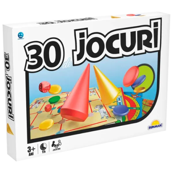 Настольная игра Sunman 30 de Jocuri оntr-unul singur 3+/ Развитие photo 1