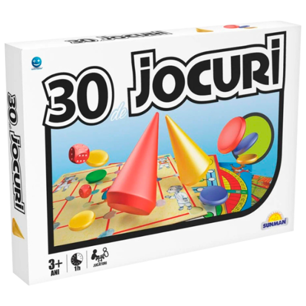 Настольная игра Sunman 30 de Jocuri оntr-unul singur 3+/ Развитие photo 1