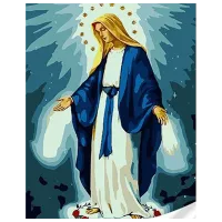 Картина по номерам Strateg Дева Мария SS1017 40 x 30 cm / Вертикальная