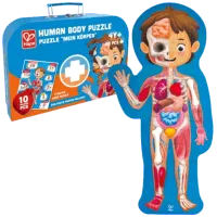 Puzzle Hape Cum funcționează corpul uman 4+/ Numărul de piese: 50