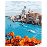 Картина по номерам Strateg Венеция – город на воде SS1038 40 x 30 cm / Вертикальная