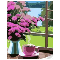 Картина по номерам Strateg Доброе утро SS1094 40 x 30 cm / Вертикальная