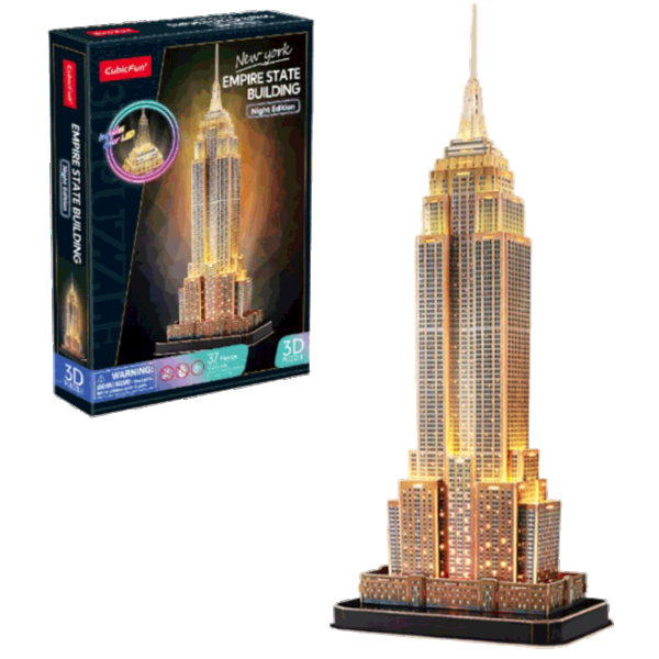 Puzzle CubicFun EMPIRE STATE BUILDING / Количество деталей: 37 photo 1