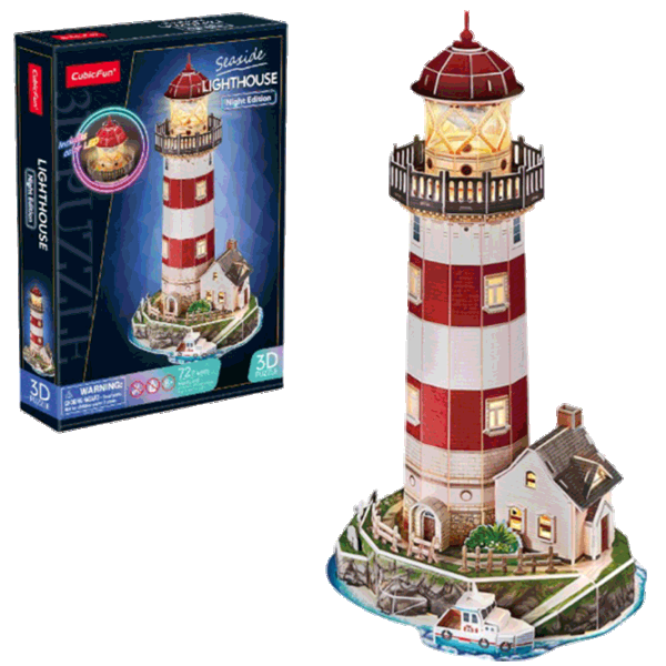 Puzzle CubicFun Маяк / Количество деталей: 72 photo 1