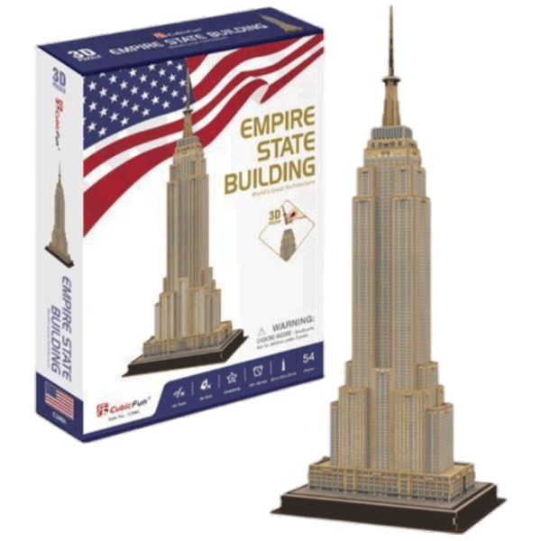 Puzzle CubicFun EMPIRE STATE BUILDING 6+/ Количество деталей: 54 photo 1