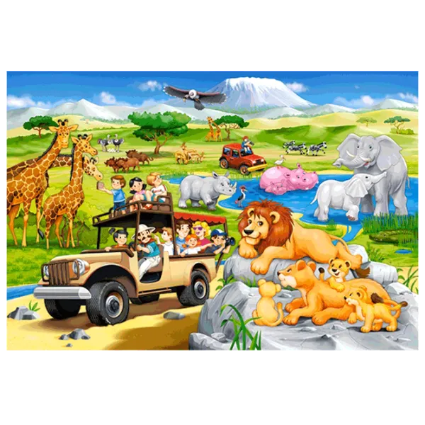 Puzzle Castorland B-040322 4+/ Numărul de piese: 20 photo 2