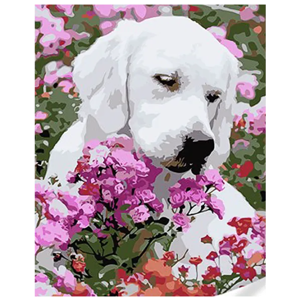 Картина по номерам Strateg Лабрадор в волшебных цветах SS1135 40 x 30 cm / Вертикальная photo 1 Картина по номерам Strateg Лабрадор в волшебных цветах SS1135 40 x 30 cm / Вертикальная photo 1