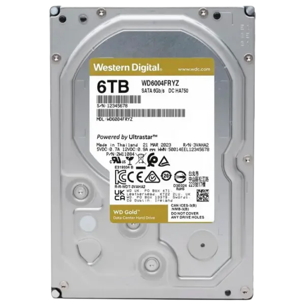 HDD Western Digital WD6004FRYZ 6 ТБ  / Серебряный photo 1