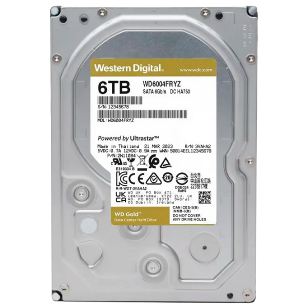 HDD Western Digital WD6004FRYZ 6 ТБ  / Серебряный photo 1
