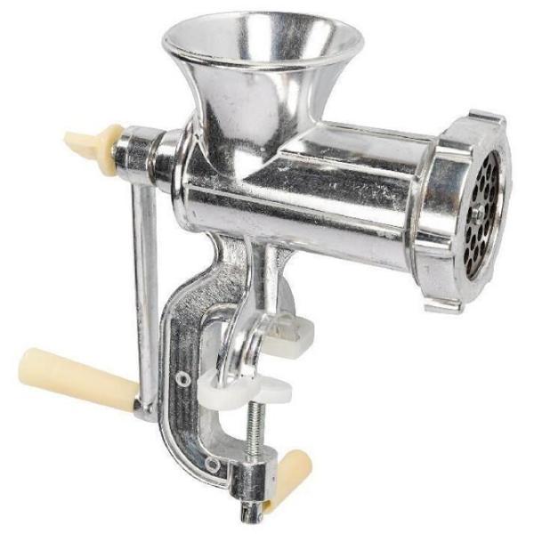 Mașină de tocat carne manuală Micul Fermier GF-0173  / / Silver photo 1