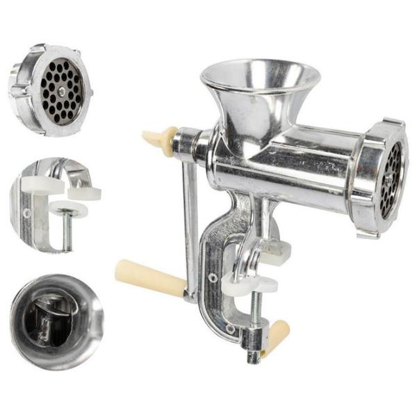 Mașină de tocat carne manuală Micul Fermier GF-0173  / / Silver photo 2