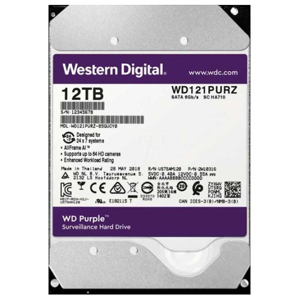 HDD Western Digital WD122PURP 12 ТБ  / Пурпурный photo 3