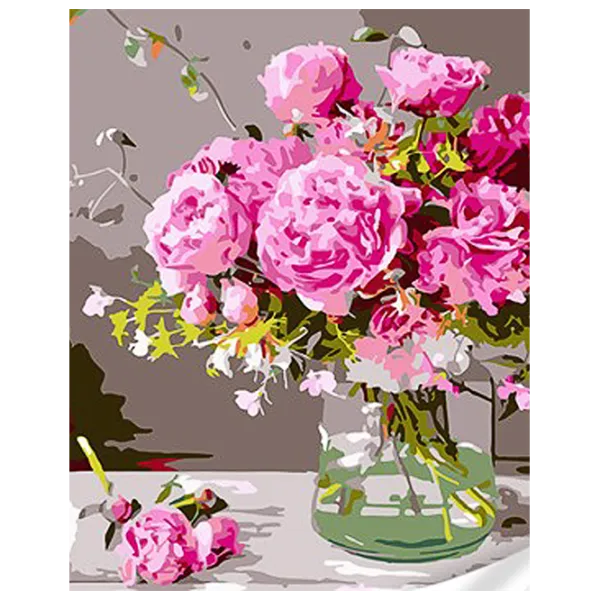 Картина по номерам Strateg Пионы в уютном интерьере SS1053 40 x 30 cm / Вертикальная photo 1 Картина по номерам Strateg Пионы в уютном интерьере SS1053 40 x 30 cm / Вертикальная photo 1