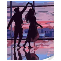 Картина по номерам Strateg Трогательный танец SS1114 40 x 30 cm / Вертикальная