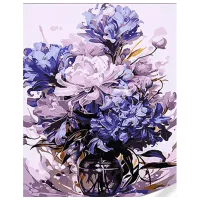 Картина по номерам Strateg Очаровательные цветы SS1018 40 x 30 cm / Вертикальная